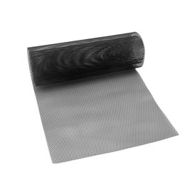 Aluminium Mesh Grille, 100 x 33 cm, Black Universal Racing Grille Vent Tuning Bumper Accessories, Diamond-shaped Grille for Bumper, Body Kit, Hood Ventilation, Vehicle (3 x 6 mm)