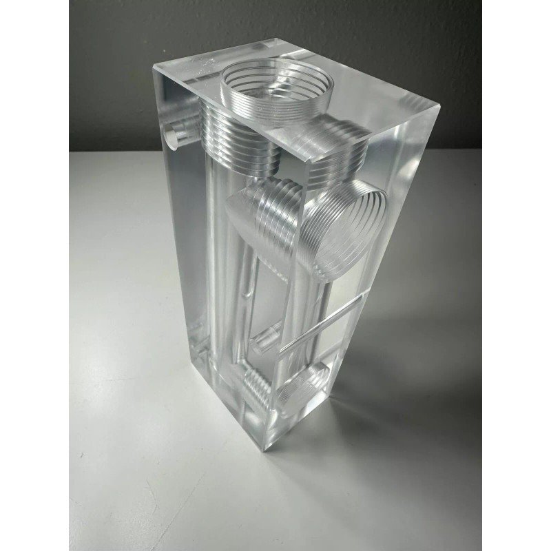 Generic 1” Clear Softwashing Manifold 2 Port