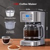 Taylor Swoden 12-Cup Programmable Coffee Maker, Regular & Strong Brew