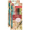 STABILO Pen 68 NatureColors Felt Tip Pen, 2 Packs of
