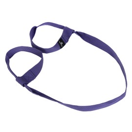 Yoga Studio Yoga Mat Carry Strap - 4 x 137cm, Multipurpose Mat Strap with Adjustable Loops, Strap and Carrier Combined - Purple