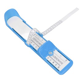 Children Foot Gauge 20cm Range High Precise Shoe Sizer Safe Portable Kids Foot Measuring Device Blue