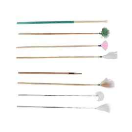 ZJchao 7pcs Ear Digging Spoon Ear Pick Feather Stick Set, Goose Feather Earpick Ear Massage Tool, Earwax Remover Goose Feather,Ear Wax Removal Feather, Deeply Clean Massage Relaxing Ear Wax Removal Feather