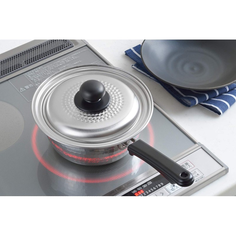 Ajiichi SJ3119 Snow Flat Pot with Lid 7.1 - 7.9