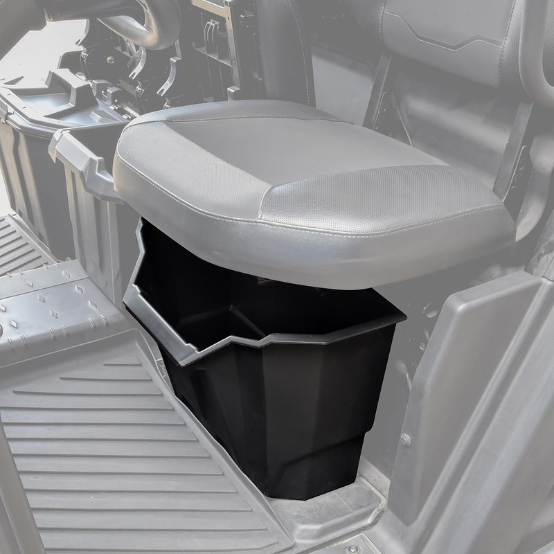 SAUTVS UTV Under Seat Storage Box, Driver Underseat Storage Bin