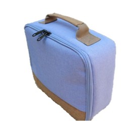 CRSUSUKJ Cable Organiser Bag, Electronic Bag Organiser, Projector Bag, Portable Bag for Mini Projector, Projector Bag, Compatible with Most Projectors, Projectors and Accessories, blue, Cable pockets