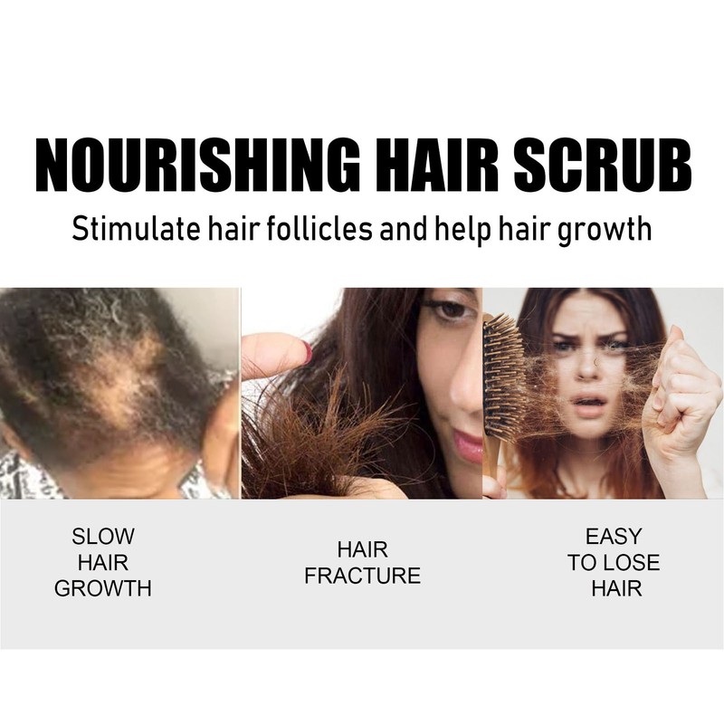 3PCS 100g Scalp Cleansing Scrub Strengthening Densifying Hair Volumizing Refreshing