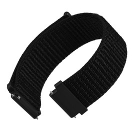 WOCCI Watch Band, 0.6 inches (16 mm), 0.7 inches (18 mm), 0.8 inches (19 mm), 0.8 inches (20 mm), 0.8 inches (21 mm), 0.9 inches (22 mm), 1.0 inches (24 mm), Velcro Nylon Strap, Quick Release Loop