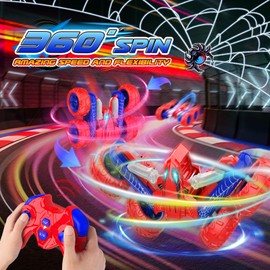 Dreamlandia Spider Spielzeug ab 3 4 5-9 Jahre, Ferngesteuertes Auto Geschenk Junge Mädchen 3 4 5 6-10 Jahre Outdoor Spielzeug ab 3 4 5 6-10 Jahre Rc Auto Spielzeug Kinderspielzeug