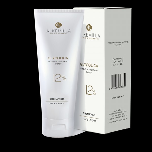 Alkemilla Eco Bio Cosmetic Glycolica Face Cream 12%, 100 ml