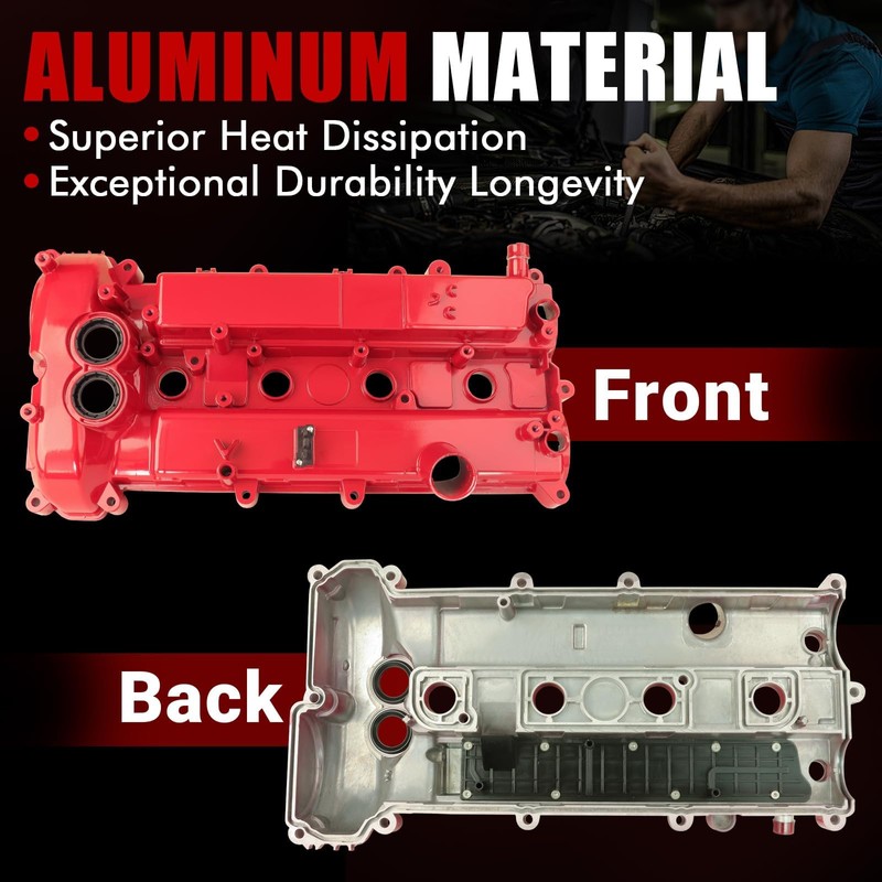 MITZONE Valve Cover Compatible with Ford Edge Escape Explorer Focus