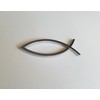 3D Chrome Metal (Over 5" Long) Fish Jesus Christian Auto
