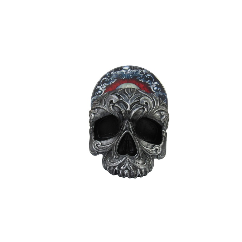 DWK Deathly Delights Decorative Gothic Skull Drink Coasters | 4