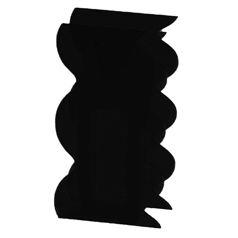 Flower Vase Modern Acrylic Decorative Unique Wavy Shape Vase for