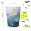 PARTY PARTY 16 Iridescent Underwater Party Cups Glitter Fish Paper
