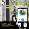 Wireless Camera Night Vision 360° 2.4G 1080P 2 Way Audio