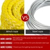 Synthetic Winch Rope 1/2" x 92'-25000 lbs Winch Line with