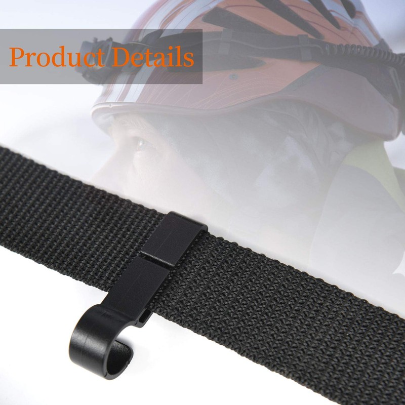 Headlamp Clips Hook Hard Hat Light Clips,Hardhat Headlamp Accessory (12)