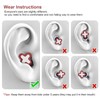 FNGXX Ear Plugs for Noise Reduction, Reusable Flexible Silicone EarPlugs