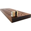 Brimtoy 5 track hardwood continuous cribbage board