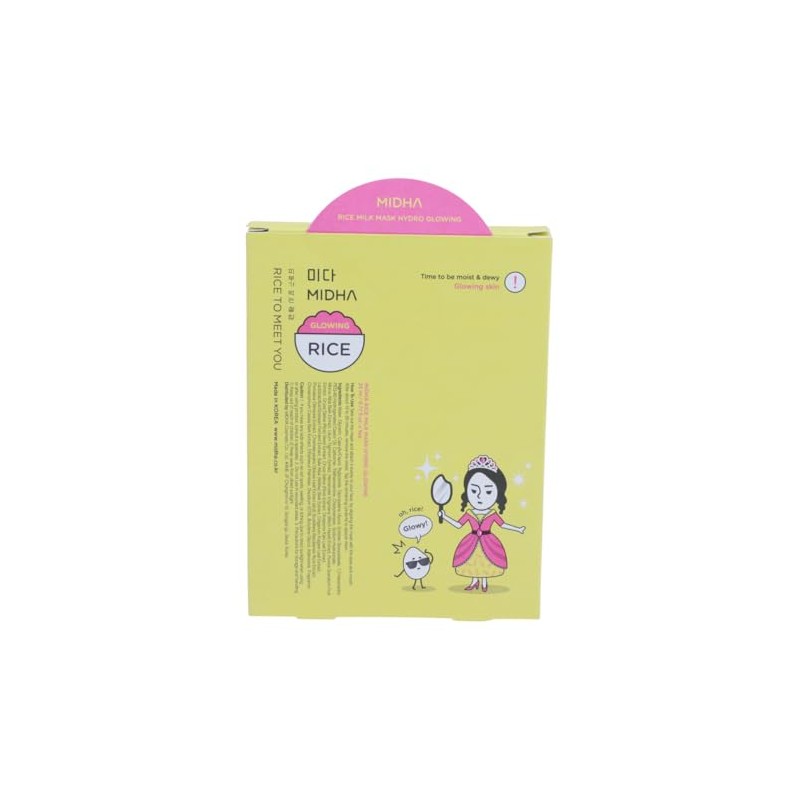 MIDHA | Mascarilla Hidratante - Leche de Arroz | 23ml