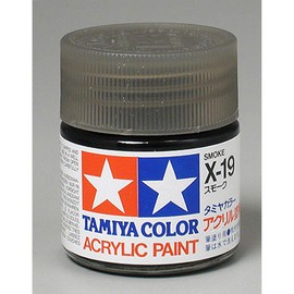 Tamiya 81019 Acrylic X19 Smoke 3/4 oz, 81019
