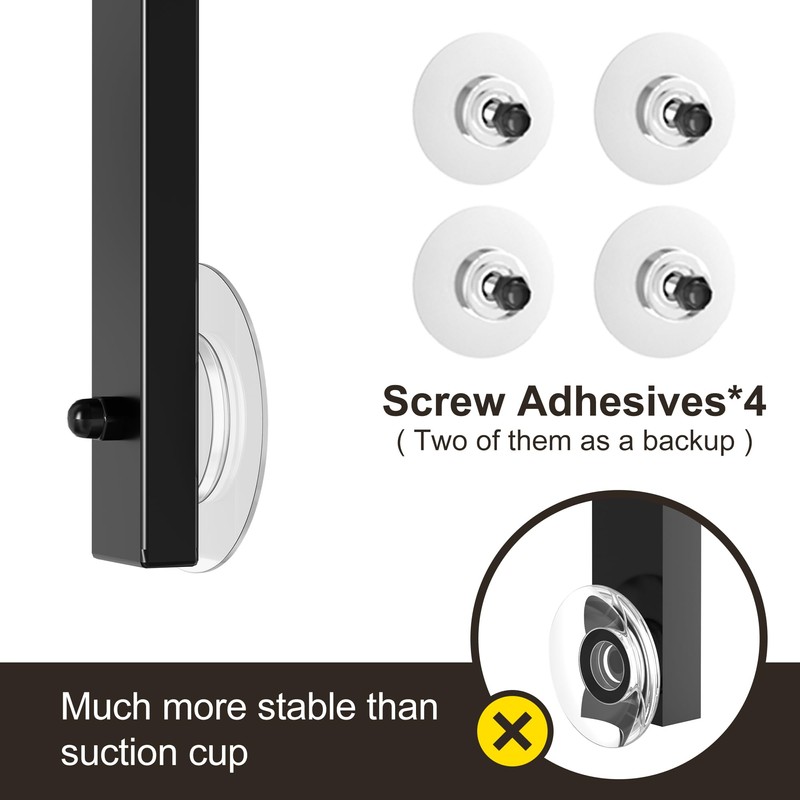 Orimade Adjustable Anti-Slip Hanging Shower Caddy Over Shower Head,Rustproof Bathroom