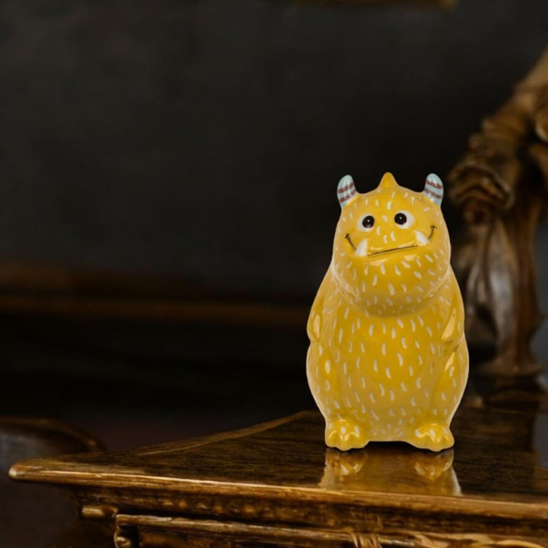 Yellow Monster Money Box Monster Piggy Bank