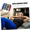 GRIRIW 4Pcs Multi Function Sweat Bands for Sports Elastic Headbands