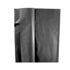 Iconikal Gift Wrapping Tissue Paper, Black, 20 x 20-Inches, 60-Sheets