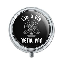 I'm a Big Metal Fan Rock Roll Funny Humor Pill Case Trinket Gift Box