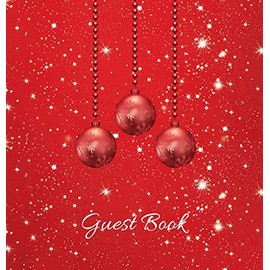 Christmas Party Guest Book (HARDCOVER), Party Guest Book, Birthday Guest Comments Book, House Guest Book, Seasonal Party Guest Book, Special Events & ... functions, housewarmings, special occasions