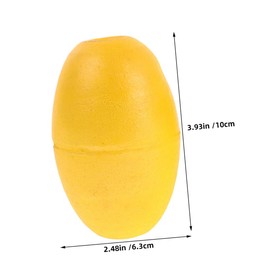 GOOHOCHY Pack of 4 Anchor Floats Boat Buoys Bumpers Floating Buoy Line Oval Water Floats Swimming Buoy Made of Rope Fishing Buoy for Boats Sea Rope Floats Boat Dock Accessories Yellow PVC