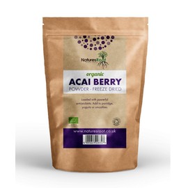 Natures Root Organic Acai Berry Powder 500g - RAW | Non GMO