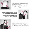 1 x Secure 4-Digit Combination Padlock for Gym, School, and