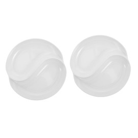 OHPHCALL 2pcs Watercolor Pigment Trays Melamine Painting Plates for Art Projects Easy to Clean Ink Mixing Dishes for DIY Crafts and Professional Use