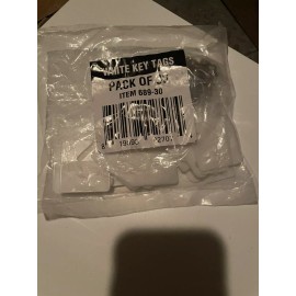 Unbranded 30pc-White Key Tags