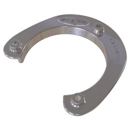 Mate Series Stainless Steel Rod & Cup Holder Backing Plate f/Round Rod/Cup Only f/3-3/4 Holes
