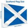 Scottish Flag 5ft x 3ft, Large Scotland Flags with Brass