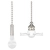 Westinghouse Lighting 31 cm Brushed Nickel Pull Chain with Fan