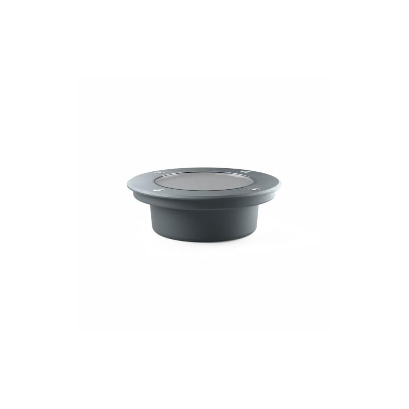 SolarCentre® Dorton Outdoor Anthracite Round Solar Deck Light