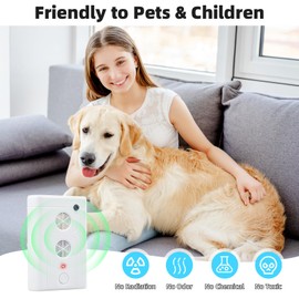 Bat Deterrent Devices for Attic: Bat Keep Away,Rechargeable Bird Repellent for Indoor&Outdoor Removal to Keep Away System Porch House, Attics,Garages,Friendly to Human & Pet(2)