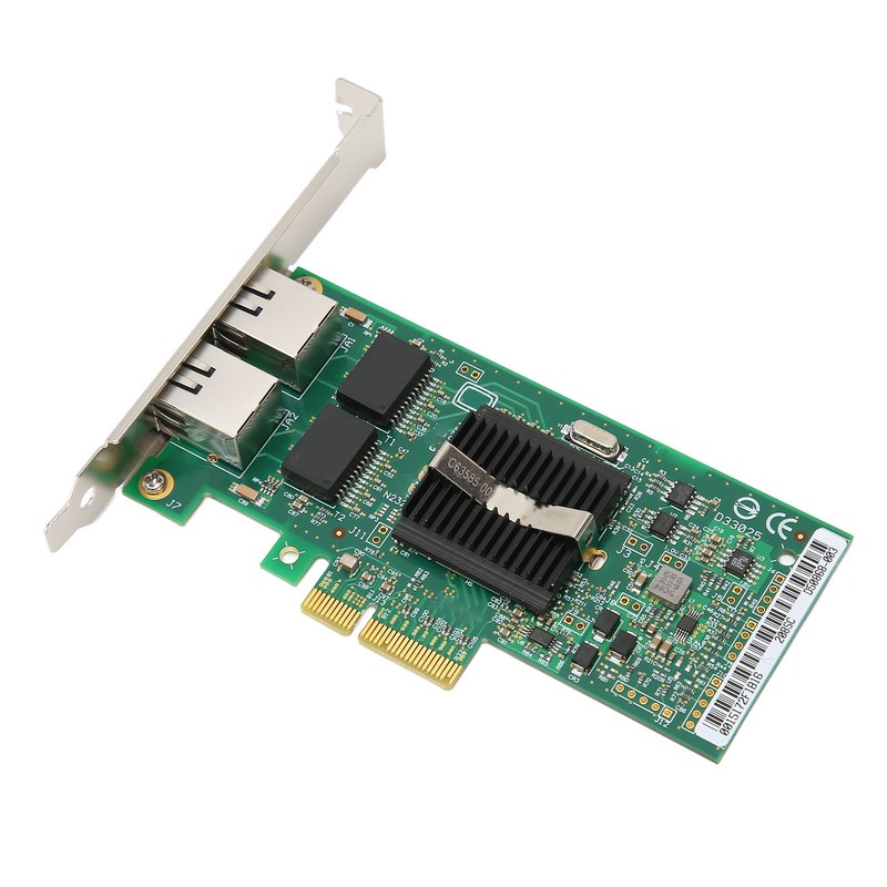 PCI Express PCIe Gigabit 2 RJ45 Port Network Card NIC