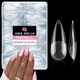 UNA GELLA Stiletto Nail Tips, Pack of 216