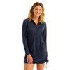 Huk Women's Standard Pursuit Coverup, Performance Fishing Dress, Navy, Medium