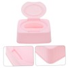 KONTONTY Wet Wipes Box Pull-Out Feature Cotton Wipes Holder Dustproof