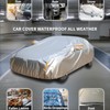 Tecoom 600D Heavy Duty Multiple Layers Car Cover Waterproof All