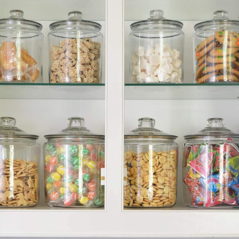 Glass Jars 32oz,Maredash Candy Jar with Lid For Household,Food Grade