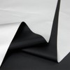 Blackout Drapery Shade Fabric Black and Silver 100 Percent Shading