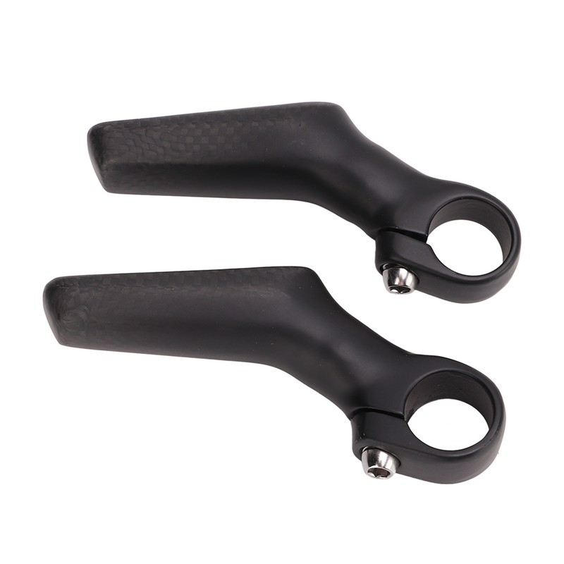 Mountain Bike Handlebars Bar Ends 1 Pair Carbon Fiber 3K